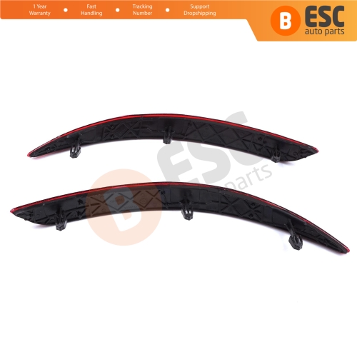 Rear Right Left Side Bumper Reflex Reflector for Fiat Tipo MK2 356 357 Egea 2015-On 4-Door Sedan 51998151 51998149