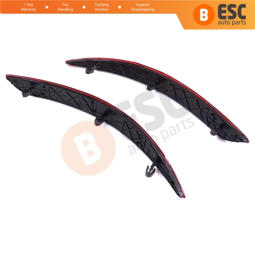 Rear Right Left Side Bumper Reflex Reflector for Fiat Tipo MK2 356 357 Egea 2015-On 4-Door Sedan 51998151 51998149