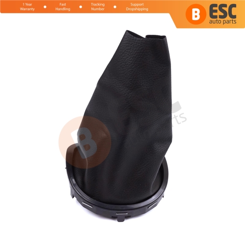 Manual Gear Shift Stick Boot Gaiter Cover Black Color Frame for Renault Clio MK3 BR CR SB SR 2005-2014 8200379961