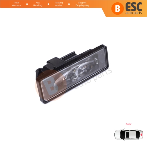 Rear Bumper LED License Plate Light Lamp Assy for Renault Nissan Opel Infiniti 265108990C 