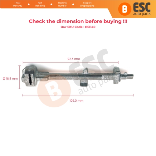 Ignition Lock Cylinder Barrel Rod 7566B For Toyota RAV4 2003