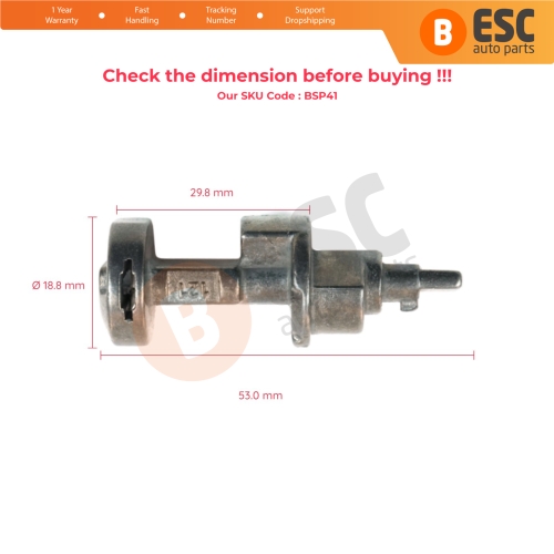 Ignition Lock Cylinder Barrel Rod 121 For Toyota Starlet MK4