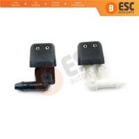 2 Pieces Front Windscreen Water Washer Nozzle Spray Jets for Renault 9 11