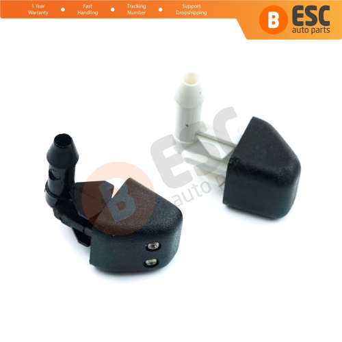 2 Pieces Front Windscreen Water Washer Nozzle Spray Jets for Renault 9 11