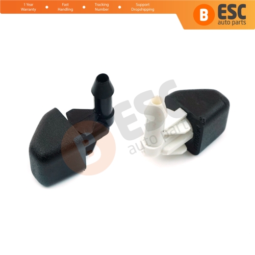 2 Pieces Front Windscreen Water Washer Nozzle Spray Jets for Renault 9 11