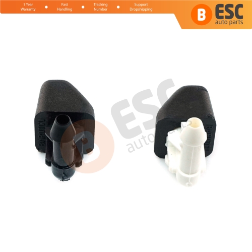 2 Pieces Front Windscreen Water Washer Nozzle Spray Jets for Renault 9 11