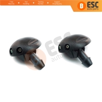 2 Pieces Front Windscreen Water Washer Nozzle Spray Jets 7700846456 for Renault Megane Scenic MK1 Dacia Logan