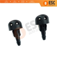 2 Pieces Front Windscreen Water Washer Nozzle Spray Jets 7700413545 for Renault Clio MK2