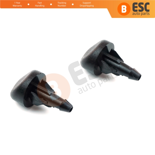 2 Pieces Front Windscreen Water Washer Nozzle Spray Jets 7700413545 for Renault Clio MK2