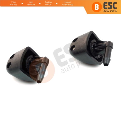 2 Pieces Front Windscreen Water Washer Nozzle Spray Jets 7700823915 for Renault Trafic Laguna 1 Kangoo Vivaro PriMastar