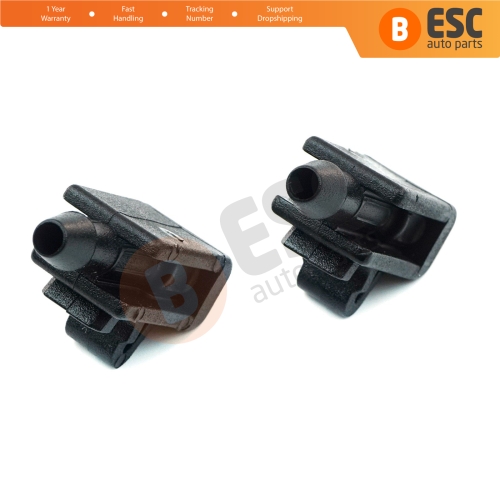 2 Pieces Front Windscreen Water Washer Nozzle Spray Jets 8200082347 for Renault Megane Scenic MK2