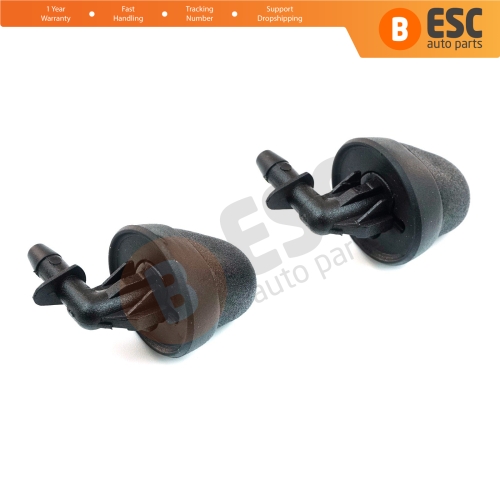 2 Pieces Rear Windscreen Water Washer Nozzle Spray Jets for Renault Trafic Laguna 1 Kangoo Vivaro PriMastar