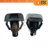 2 Pieces Front Windscreen Water Washer Nozzle Spray Jets 735277664 for Fiat Peugeot Citroen