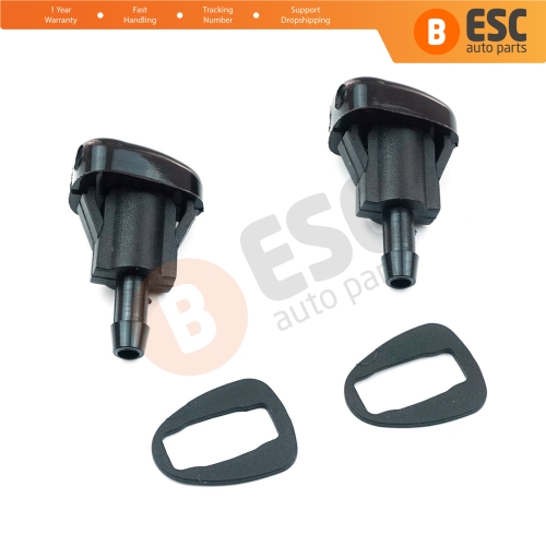 2 Pieces Front Windscreen Water Washer Nozzle Spray Jets for Hyundai Accent Kia