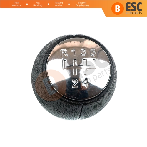 5 Speed Gear Shift Stick Knob Black Chrome For Opel Vauxhall Vectra B Vectra C Astra G Corsa