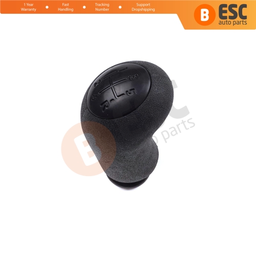 5 Speed Gear Shift Stick Knob 8200079112 Black for Renault Clio 3 Megane 2 Scenic 2