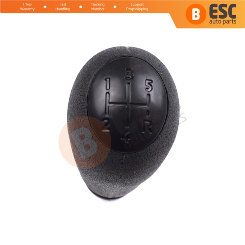 5 Speed Gear Shift Stick Knob 8200079112 Black for Renault Clio 3 Megane 2 Scenic 2