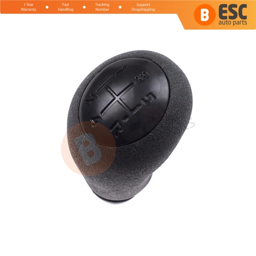 5 Speed Gear Shift Stick Knob 8200079112 Black for Renault Clio 3 Megane 2 Scenic 2