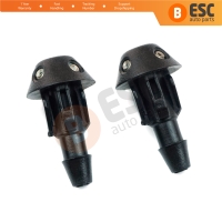 2 Pieces Front Windscreen Water Washer Nozzle Spray Jets for Peugeot 106 205 306 506 Renault 5