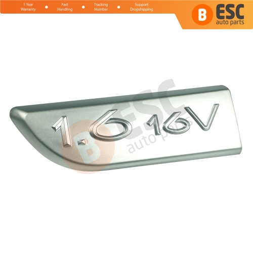 Chrome 1.6 16V Badge Emblem 8200209130 Left For Renault Megane MK2 Scenic MK2