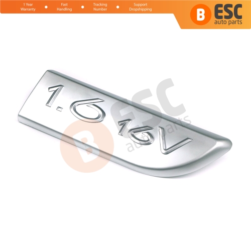 Chrome 1.6 16V Badge Emblem 8200209130 Right For Renault Megane MK2 Scenic MK2