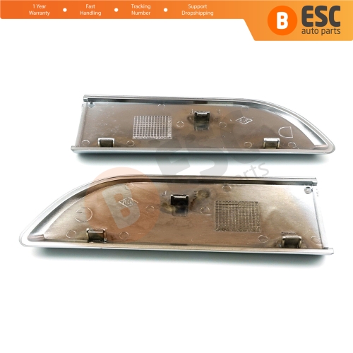 2 Pieces Chrome 1.6 16V Badge Emblem 8200209130 Left and Right For Renault Megane MK2 Scenic MK2