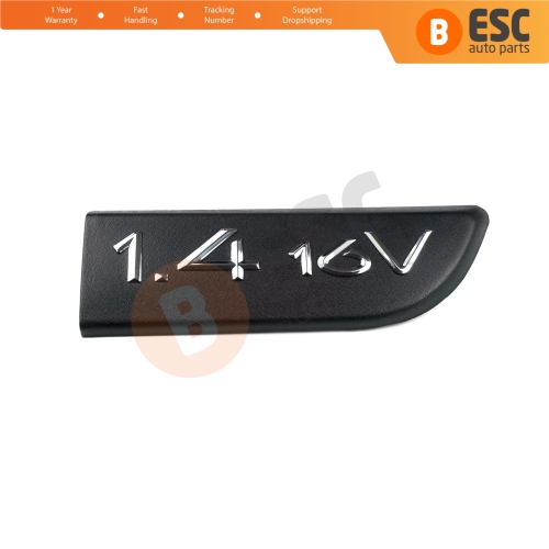 Black 1.4 16V Badge Emblem 8200209128 Right For Renault Megane MK2 Scenic MK2