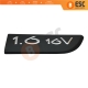 Black 1.6 16V Badge Emblem 8200209130 Right For Renault Megane MK2 Scenic MK2