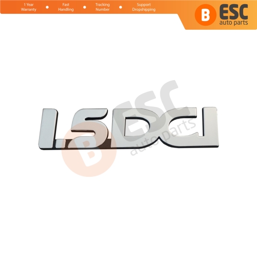 Chrome 1.5 DCI Badge Monogram Emblem for Dacia