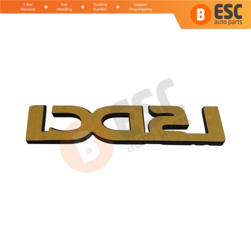 Chrome 1.5 DCI Badge Monogram Emblem for Dacia