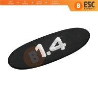 Black 1.4 Badge Monogram Emblem for Renault Clio