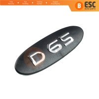 Black D65 Badge Monogram Emblem for Renault Kangoo 1998-2005 7700310092