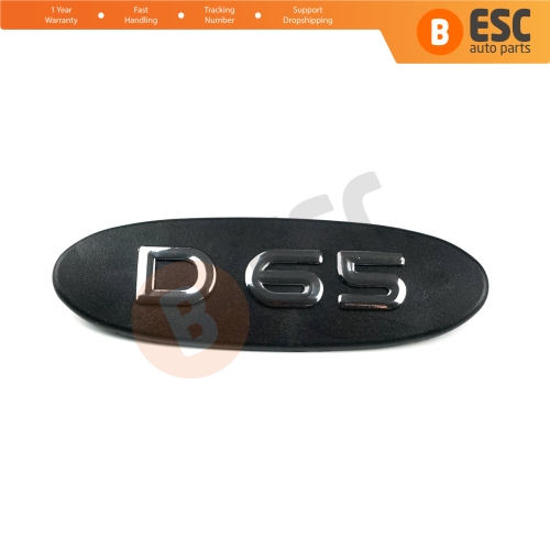 Black D65 Badge Monogram Emblem for Renault Kangoo 1998-2005 7700310092