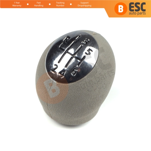 6 Speed Shift Stick Knob 328650024R Chrome Gray For Renault Dacia Nissan Opel