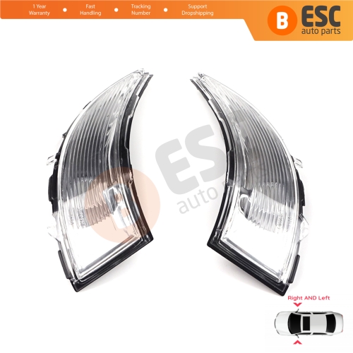 Side Mirror Indicator Right and Left Lens 261659450R 261604623R for Renault Clio MK4 Captur