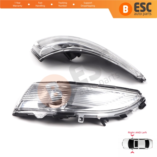 Side Mirror Indicator Right and Left Lens 261659450R 261604623R for Renault Clio MK4 Captur