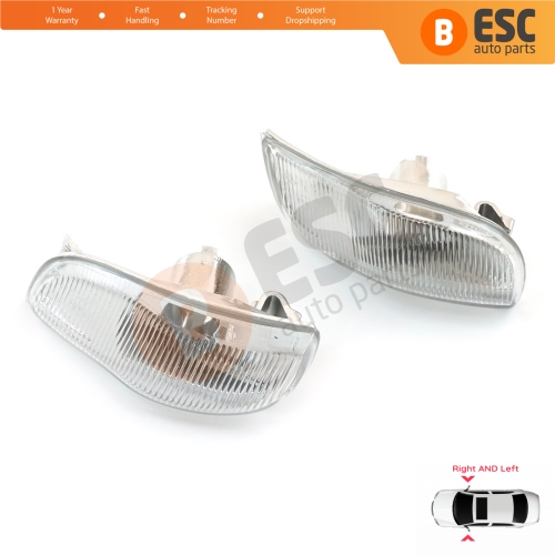 Side Mirror Indicator Right and Left Lens 261653175R 261600977R for Renault Symbol MK3 Logan Sandero MK2