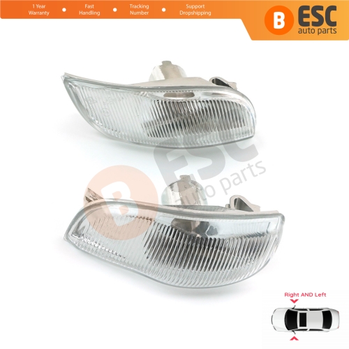 Side Mirror Indicator Right and Left Lens 261653175R 261600977R for Renault Symbol MK3 Logan Sandero MK2