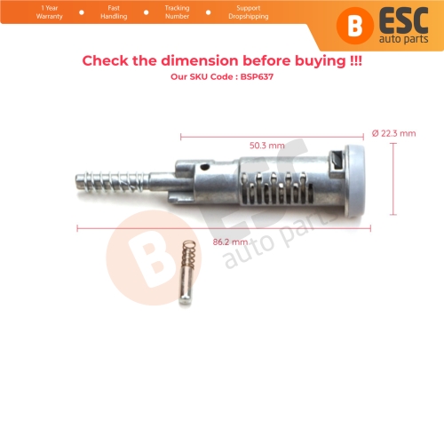 Ignition Lock Cylinder Shaft For Opel Vectra