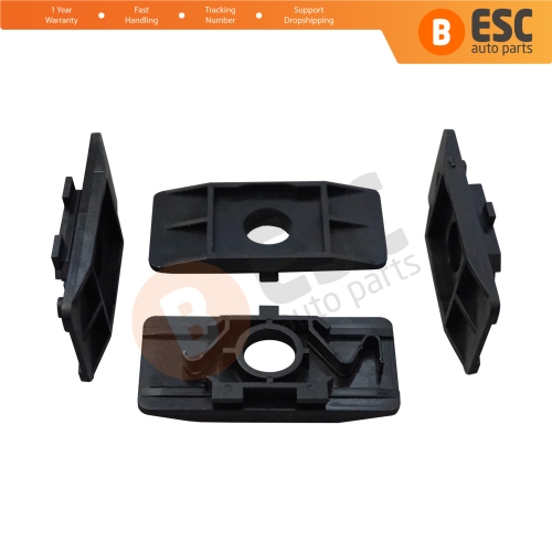 4 Pieces Lock Plate Wheel Arch Mudguard Fixing Clips 7700412158 for Renault