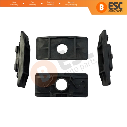 4 Pieces Lock Plate Wheel Arch Mudguard Fixing Clips 7700412158 for Renault