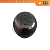 5 Speed Gear Shift Stick Knob 2403.T9 Black Chrome For Peugeot Partner Citroen Berlingo