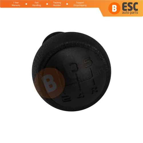 5 Speed Gear Shift Stick Knob 2403.FC Black For Peugeot Partner Tepee Citroen Berlingo MK2