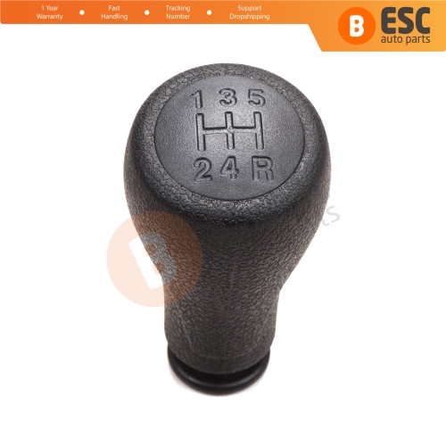 5 Speed Gear Shift Stick Knob 2403.FS Black For Fiat Fiorino Qubo Citroen Nemo Peugeot Bipper MK3