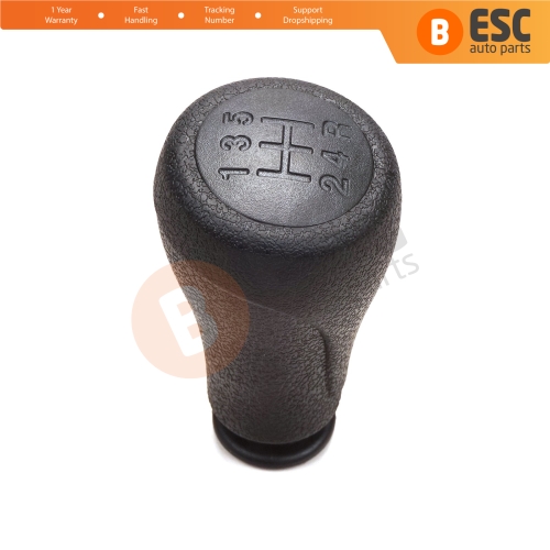 5 Speed Gear Shift Stick Knob 2403.FS Black For Fiat Fiorino Qubo Citroen Nemo Peugeot Bipper MK3