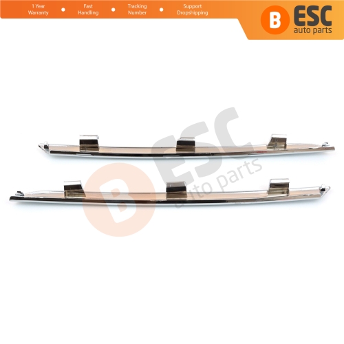 Front Grille Moulding Protective Chrome Strip Set 620722847R for Renault Clio MK4