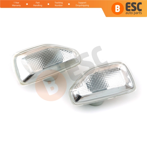 2 Pcs Side Indicator Lamps 261601801R 261651140R for Dacia Sandero Logan