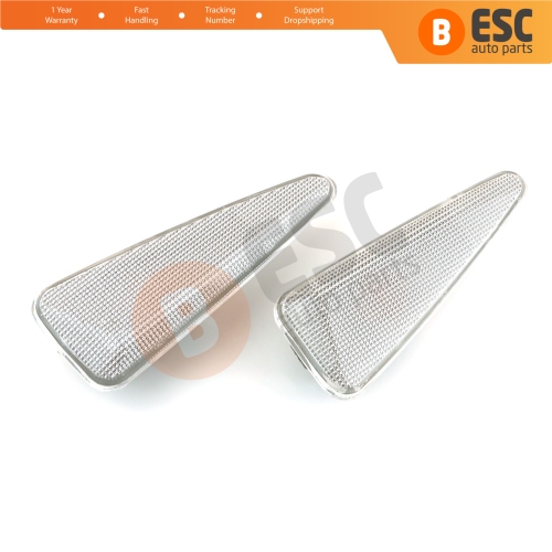 2 Pcs Side Indicator Lamp 8200602763 65 Left Right for Renault Sandero Symbol Thalia 2