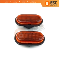 2 Pcs Side Indicator Lamp 7700822136 Left Right for Renault Opel Nissan