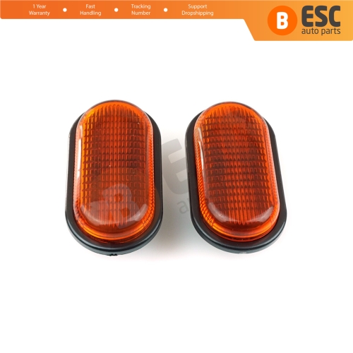 2 Pcs Side Indicator Lamp 7700822136 Left Right for Renault Opel Nissan